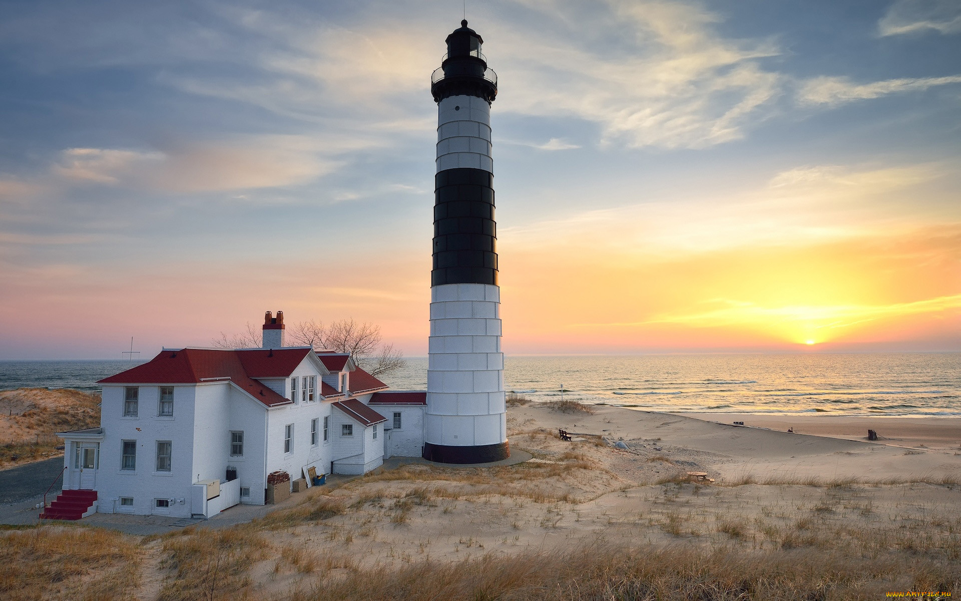 big sable point lighthouse, mason county, michigan, , , big, sable, point, lighthouse, mason, county